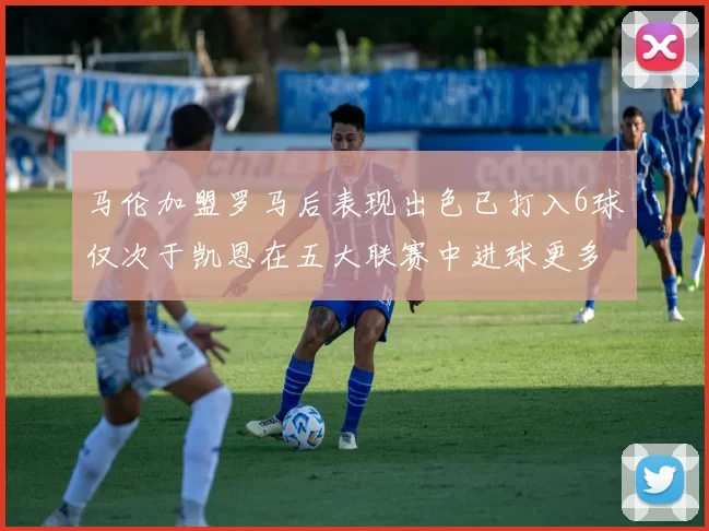马伦加盟罗马后表现出色已打入6球仅次于凯恩在五大联赛中进球更多